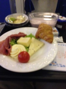 Breakfast on KLM to LHR