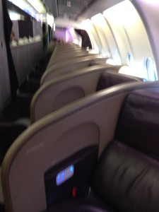 Onboard Virgin Atlantic in the Upper Class