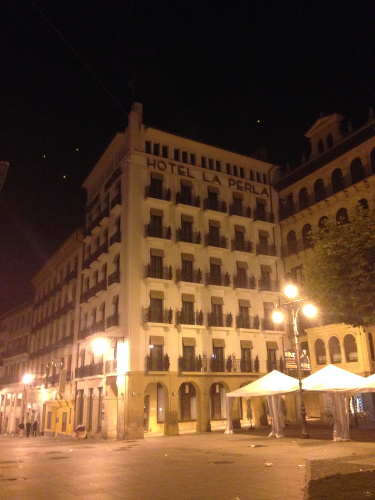 The Gran Hotel La Perla in the early morning hours