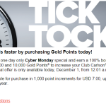 I can buy Club Carlson points for CHEAPER than $70 per 20,000 on Cyber Monday. Here’s how.
