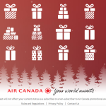Over 1,000,000 Prizes: Air Canada Giftmassive Contest