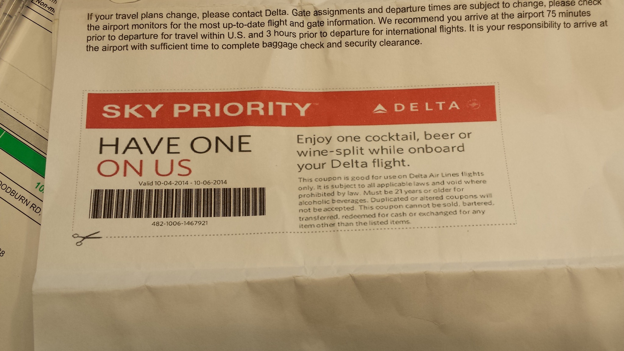 delta have one on
