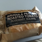 Food Review: American Airlines Lite Bites Arugula Pesto and Roasted Tomato Rosemary Square