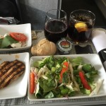 Meal Review: American Airlines Domestic First Class Chicken Teriyaki Salad