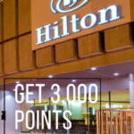 Easy 3,000 Membership Rewards Points for Staying at Hilton