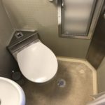 What was it like using the bathroom on The Ghan?