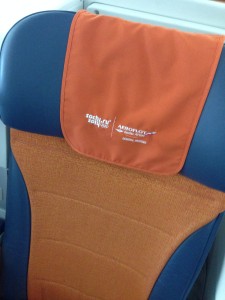 Aeroflot headrest