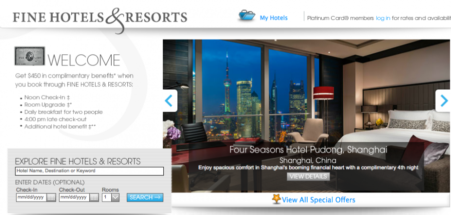 American Express Fine Hotels and Resorts