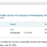 United, Delta and US Airways cancel all flights to Tel Aviv