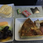 Meal Review: American Airlines Domestic First Class Quiche Florentine